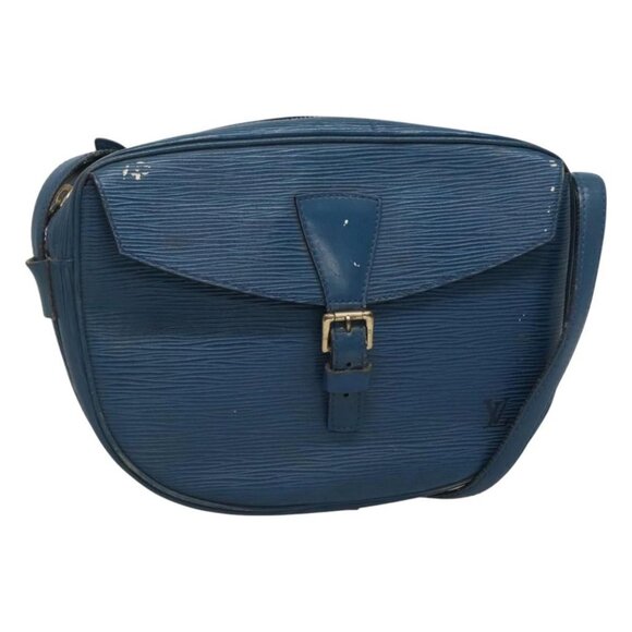 LOUIS VUITTON Epi June Feuille Shoulder Bag Blue - Picture 1 of 16